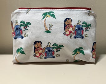 Girl and Alien Cosmetic Bag