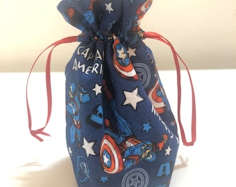 America Superhero Dice Bag