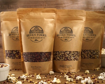 4 Pack-One of Each of Our Delicious Popcorn Offerings