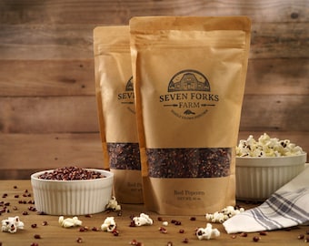 Palomitas de maíz rojas (paquete de 2)