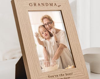 Grandma Gift | Gift for Grandma, Nanny, Nana, Granny, Nanna | Mother's Day Gift for Grandma | Grandma Birthday Gift | Grandma Photo Frame
