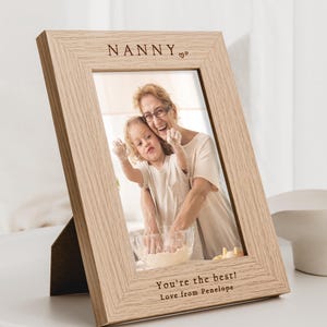Nana Gift | Gift for Grandma, Nanny, Nana, Granny, Nanna | Mother's Day Gift for Grandma | Grandma Birthday Gift | Grandma Photo Frame imagem 1