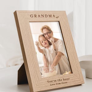 Grandma Gift | Gift for Grandma, Nanny, Nana, Granny, Nanna | Mother&#39;s Day Gift for Grandma | Grandma Birthday Gift | Grandma Photo Frame