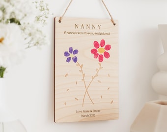 Nanny Gift | Grandma Gift | Nanna Gift | Craft Paint Gift for Grandma, Nana, Nanna, Nonna, Granny | If Nannies Were Flowers I'd Pick You