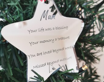 mum to be christmas bauble