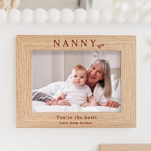 Nana Gift | Gift for Grandma, Nanny, Nana, Granny, Nanna | Mother's Day Gift for Grandma | Grandma Birthday Gift | Grandma Photo Frame imagem 8