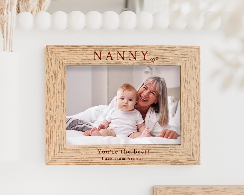 Nana Gift | Gift for Grandma, Nanny, Nana, Granny, Nanna | Mother's Day Gift for Grandma | Grandma Birthday Gift | Grandma Photo Frame imagem 8