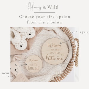 Baby Arrival Sign | Welcome to the World | Hello World L Engraved Name ...
