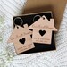 Pair of Personalised Our First Home Keyrings with Giftbox | New Home Gift | Housewarming Gift | His & Hers Keyrings | Couple First Home Set