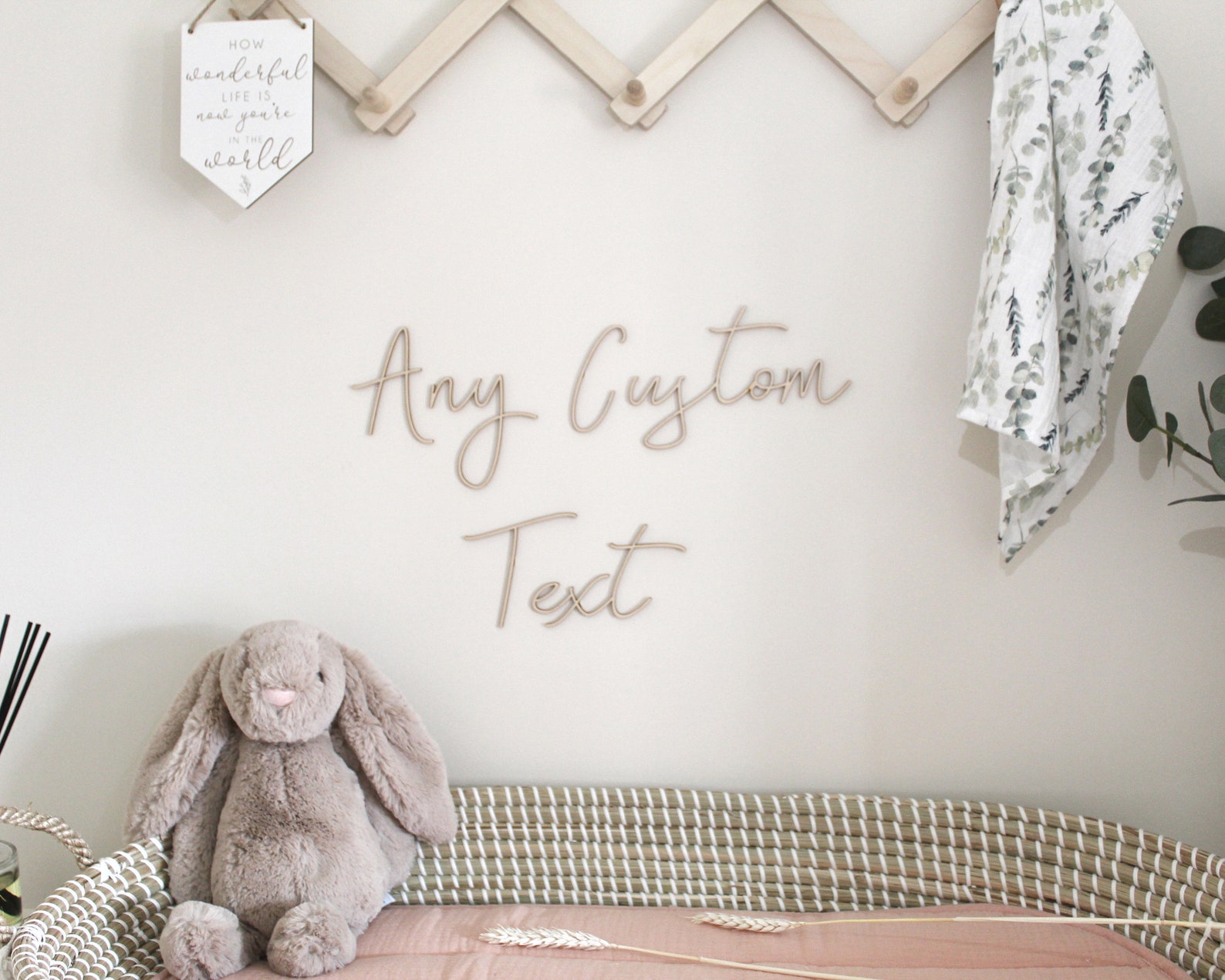 Nursery Decor Sign Nursery Wall Art Baby Name Sign Etsy UK