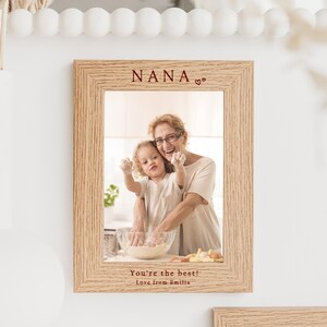 Nana Gift | Gift for Grandma, Nanny, Nana, Granny, Nanna | Mother's Day Gift for Grandma | Grandma Birthday Gift | Grandma Photo Frame imagem 3