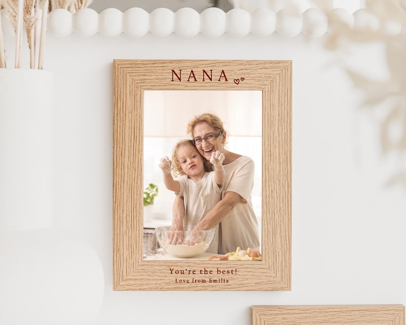 Nana Gift | Gift for Grandma, Nanny, Nana, Granny, Nanna | Mother's Day Gift for Grandma | Grandma Birthday Gift | Grandma Photo Frame imagem 3