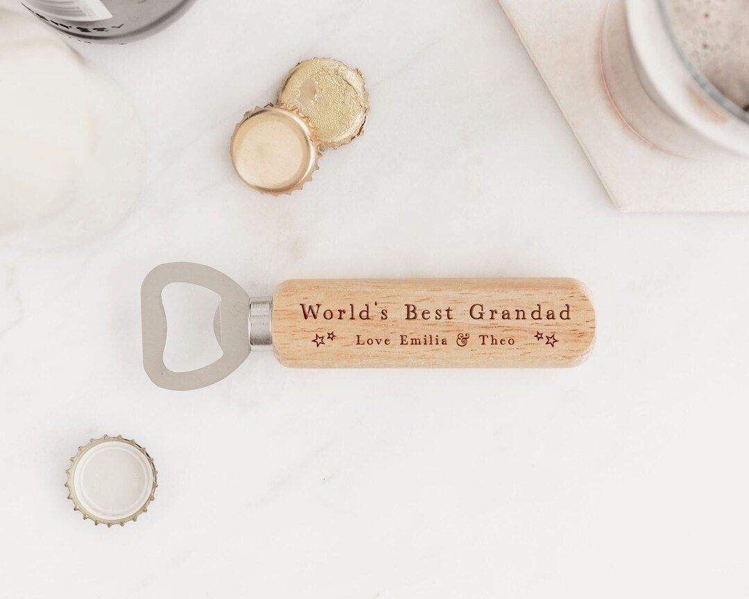 Grandad Christmas Gift World's Best Grandad Bottle Opener Christmas