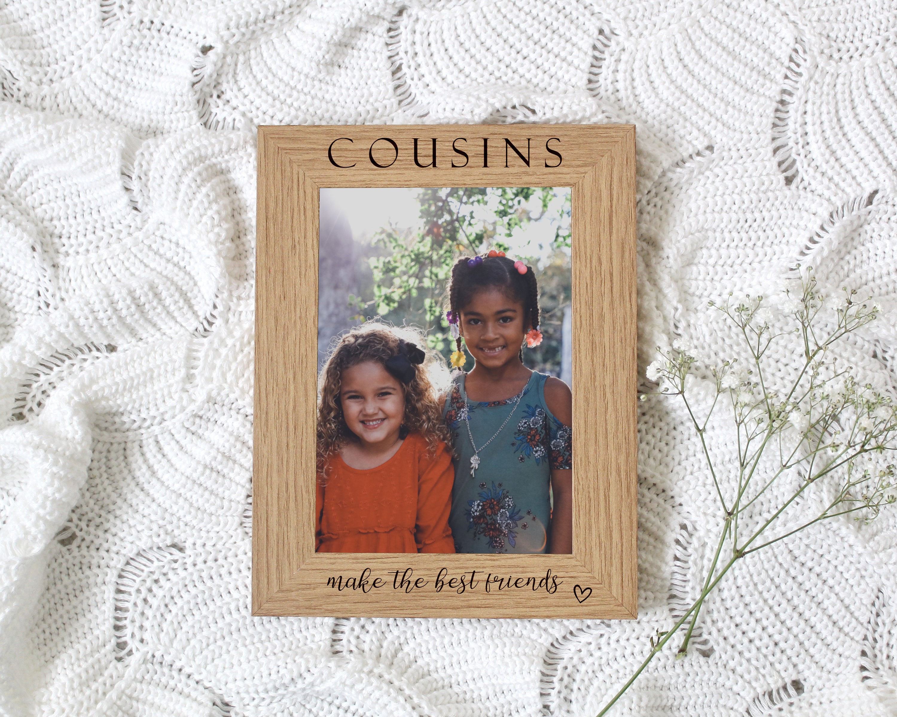 Personalized Best Friends Photo Frame - 5x7