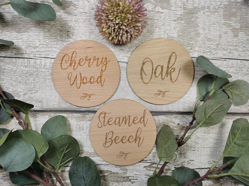 Baby Monthly Milestones Announcement Sign Hello My Name Is Sign l Engraved Baby Name Wooden Birth Announcement Botanical image 6