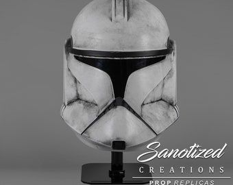 Clone Trooper Phase 1 Helmet – Star Wars Cosplay Helmet – Resin Cast Replica – 501st approved