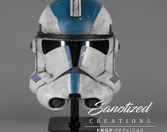 Handmade Star Wars Clone Trooper Helmet, Phase 1 501st Legion