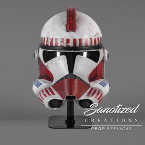 Premium resin cast & painted Shocktrooper Clone Trooper Helmet