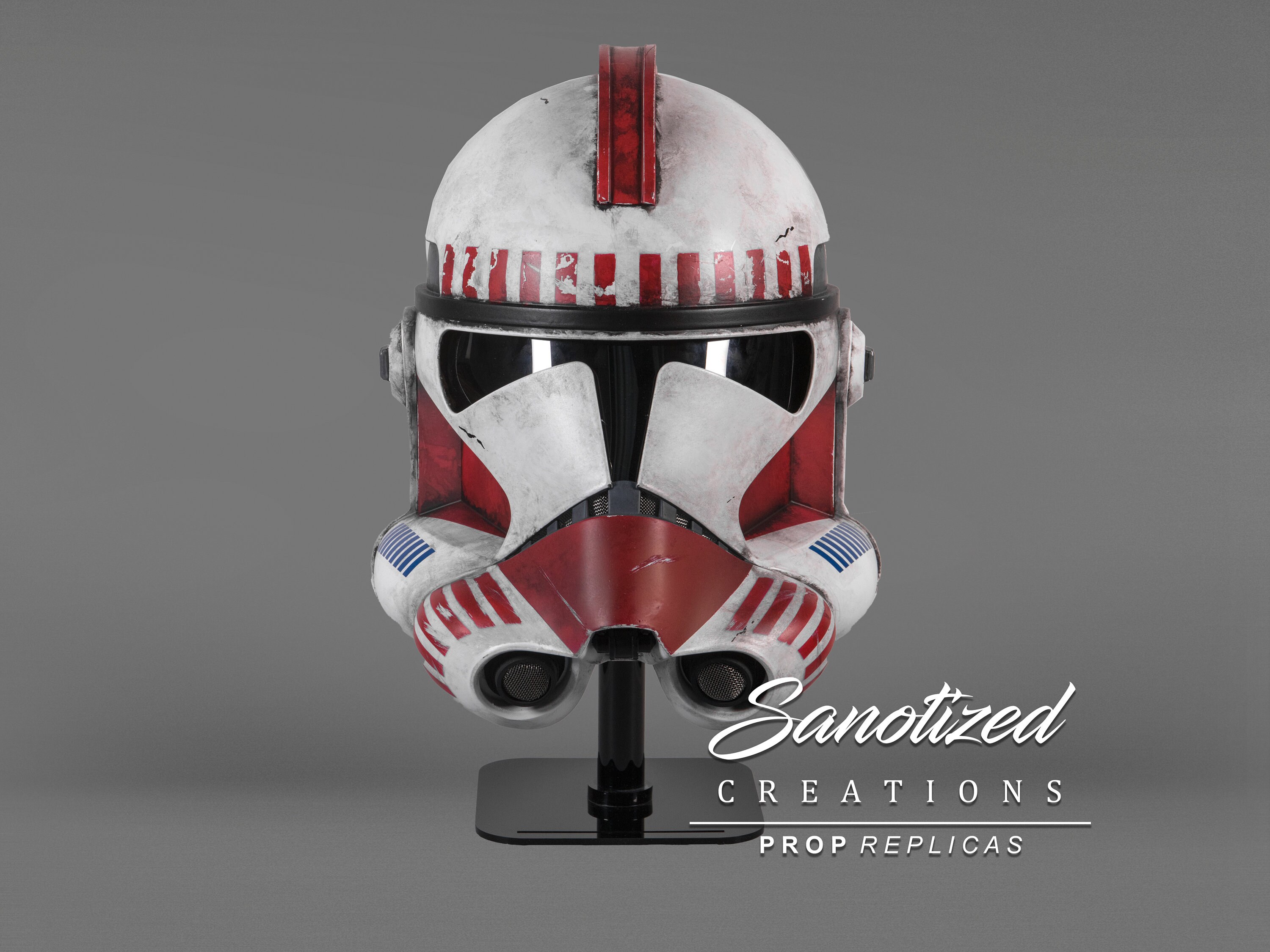 Casque Shocktrooper Clone Trooper moulé en résine de qualité supérieure et  peint