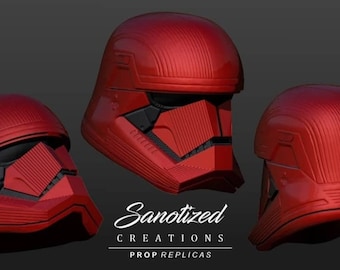 Sith Trooper helmet 3D File for 3D Printing - The Rise of Skywalker