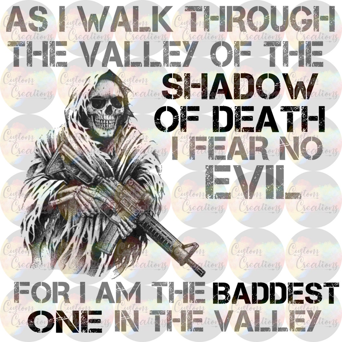 Walk Thru The Valley Of Death Song As I Walk Through The Valley of Death Digital Download File | Etsy
