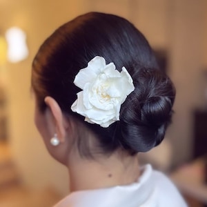 クチナシのヘアピン - Etsy 日本