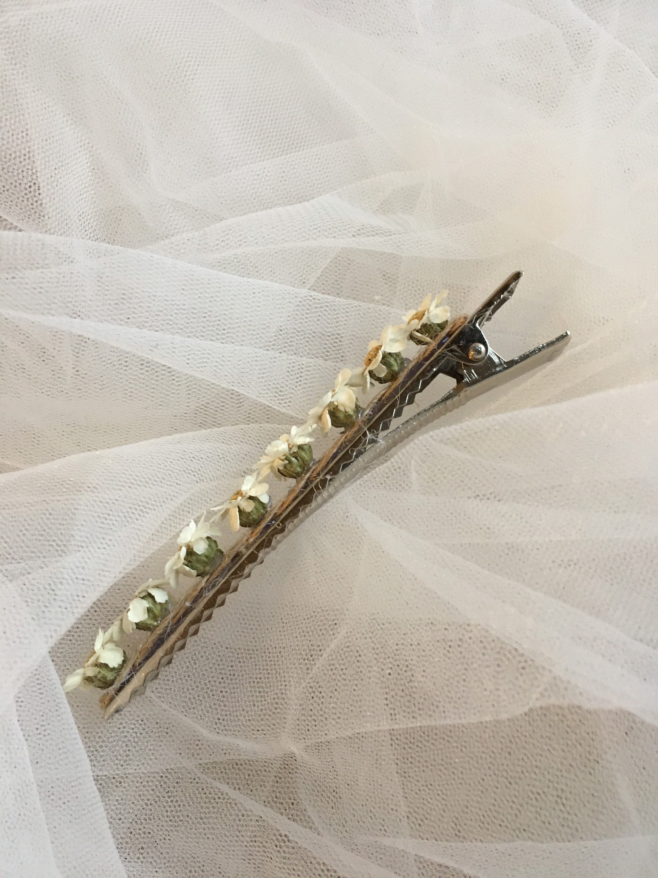 Daisy Hair Clip UK Dry Flower Hair Accessories Handmade Gift Etsy