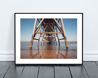 Steetley Pier Print, Hartlepool, Teesside