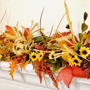 fall garland, Autumn garland, table garland, mantel decor, fall decor, garland, thanksgiving garland, table centerpiece,