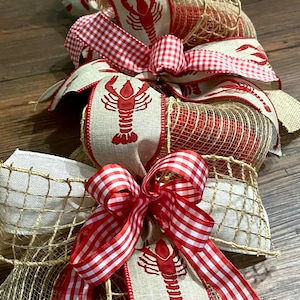 Crawfish decoration, Garland decor, Table centerpiece, Garland for mantel,