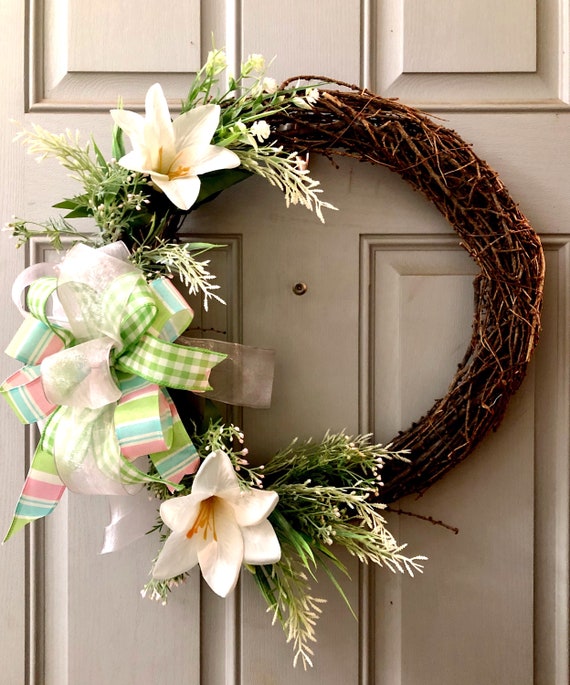 Easter Door Wreath Decorations, Wreath for Front Door Bow Leaves Decoration 51 Easter Wreath Ideas Perfect for Any Front Door