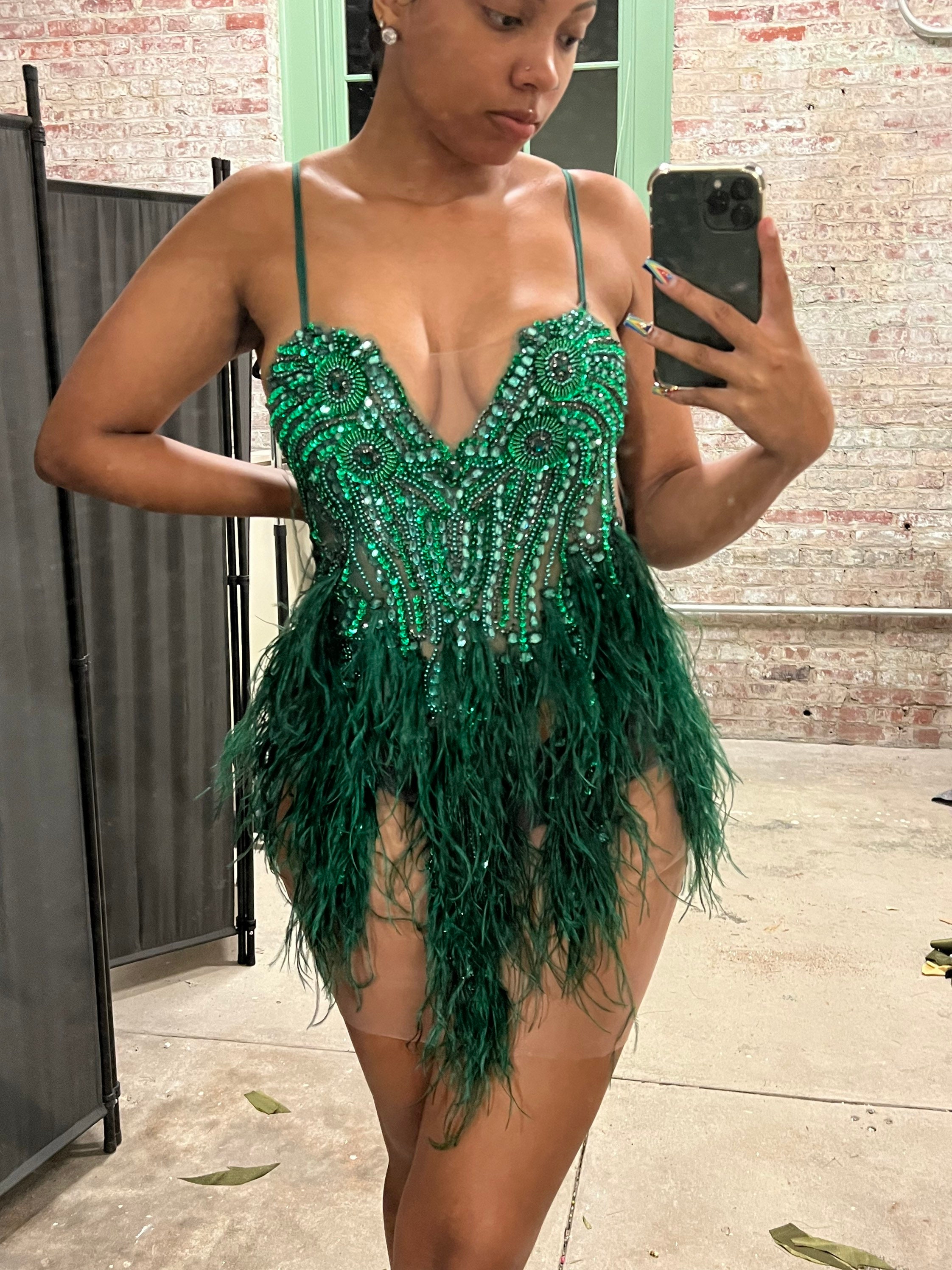 Rhinestone Dress - Etsy
