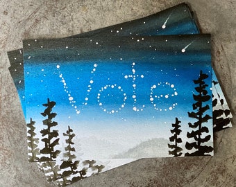 Hello Voter: Star vote postcards (4x6)