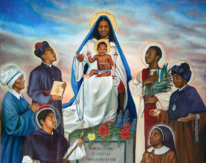 Our Lady of Kibeho and Saints - Etsy