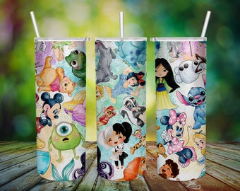 Vasos delgados de acero inoxidable de 20 oz