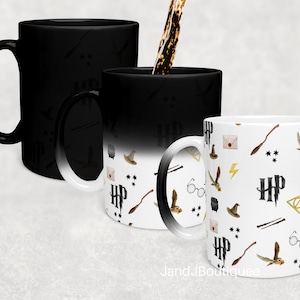 Magical school Color Changing Mug, HP Mug, Color Changing mug, Magic Mug, Wizard Mug