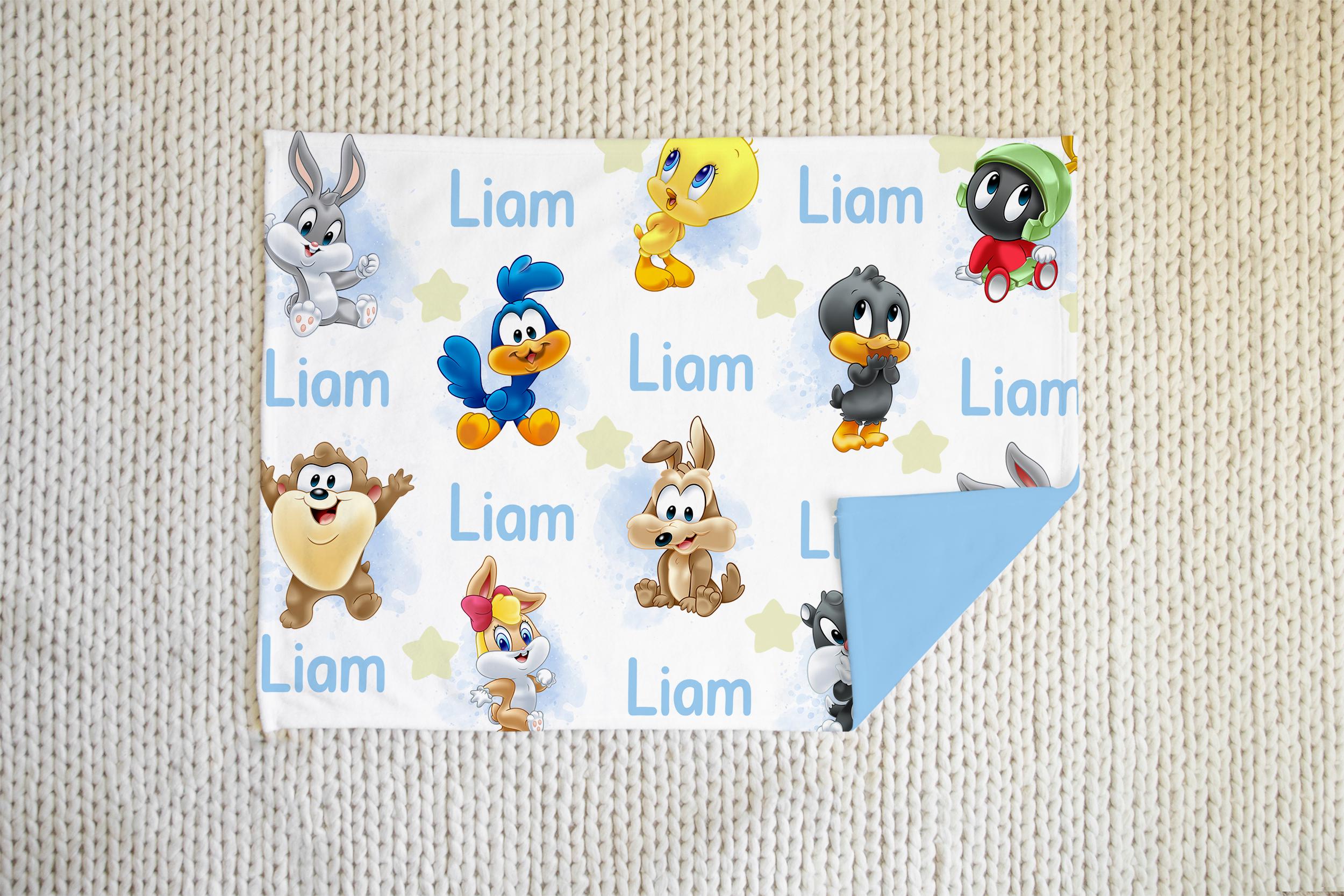 Ensemble De Literie Looney Tunes Twin Vintage 1996 – Tweety, Taz, Bugs Bunny – Multi-couleurs