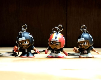 Handmade NFL TeenyMate Atlanta Falcons Player Keychain - Father's Day Gift For Football Fans & Collectors