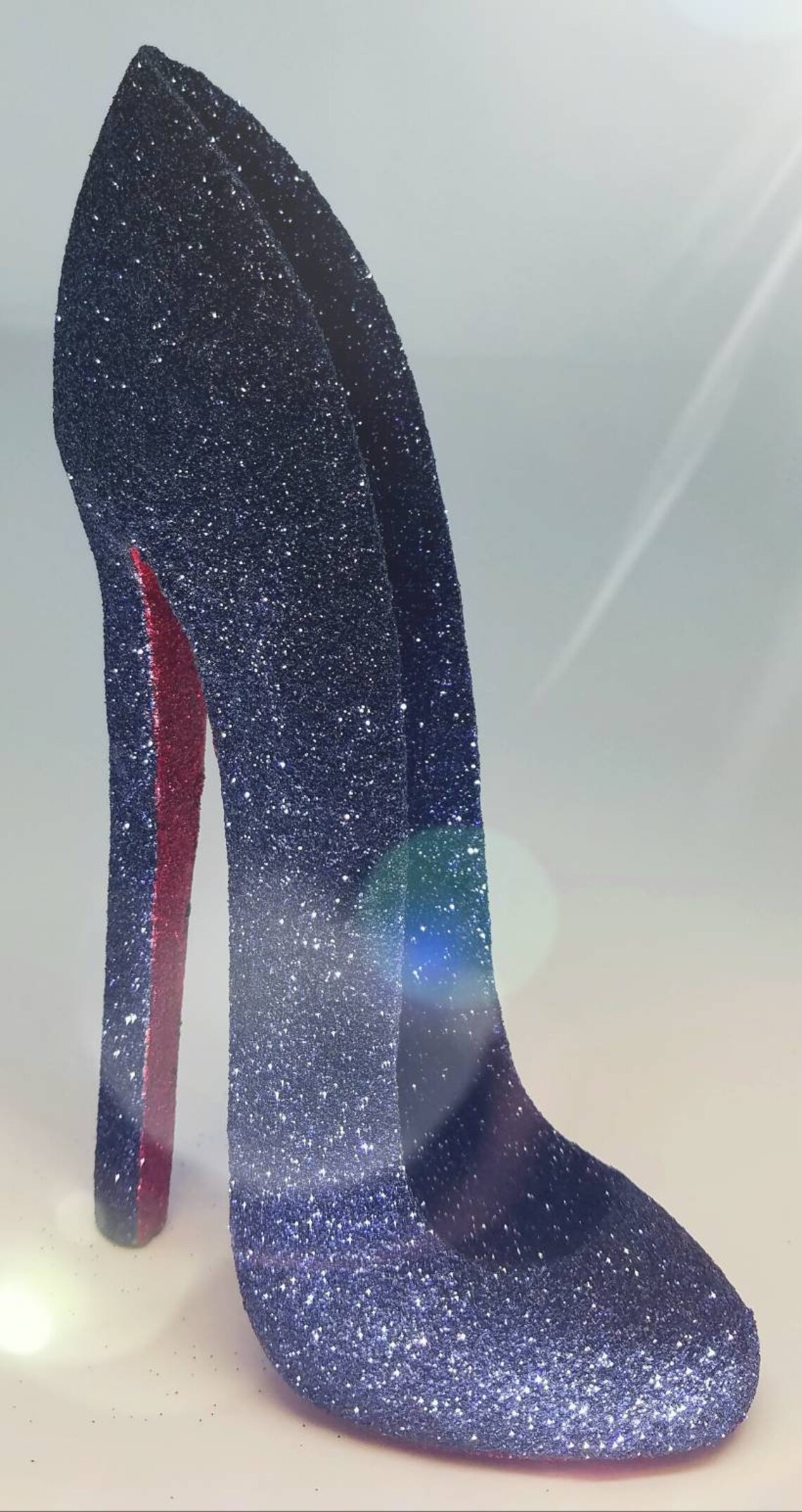 Ceramic High Heel Stiletto Shoe Sculpture Figurine Classic Etsy