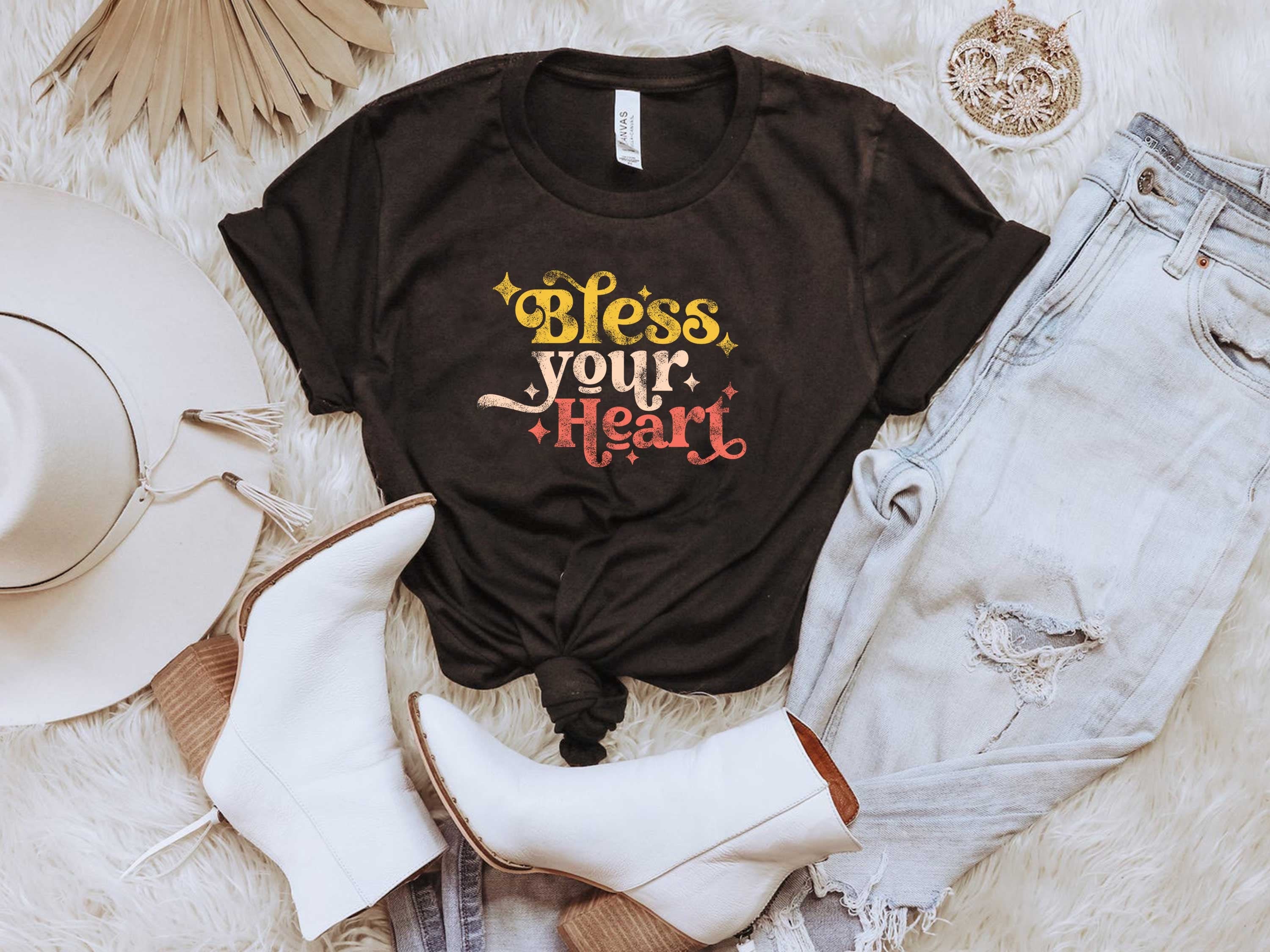 Bless Your Heart T-shirt / Women's Shirt / Graphic Tee / - Etsy