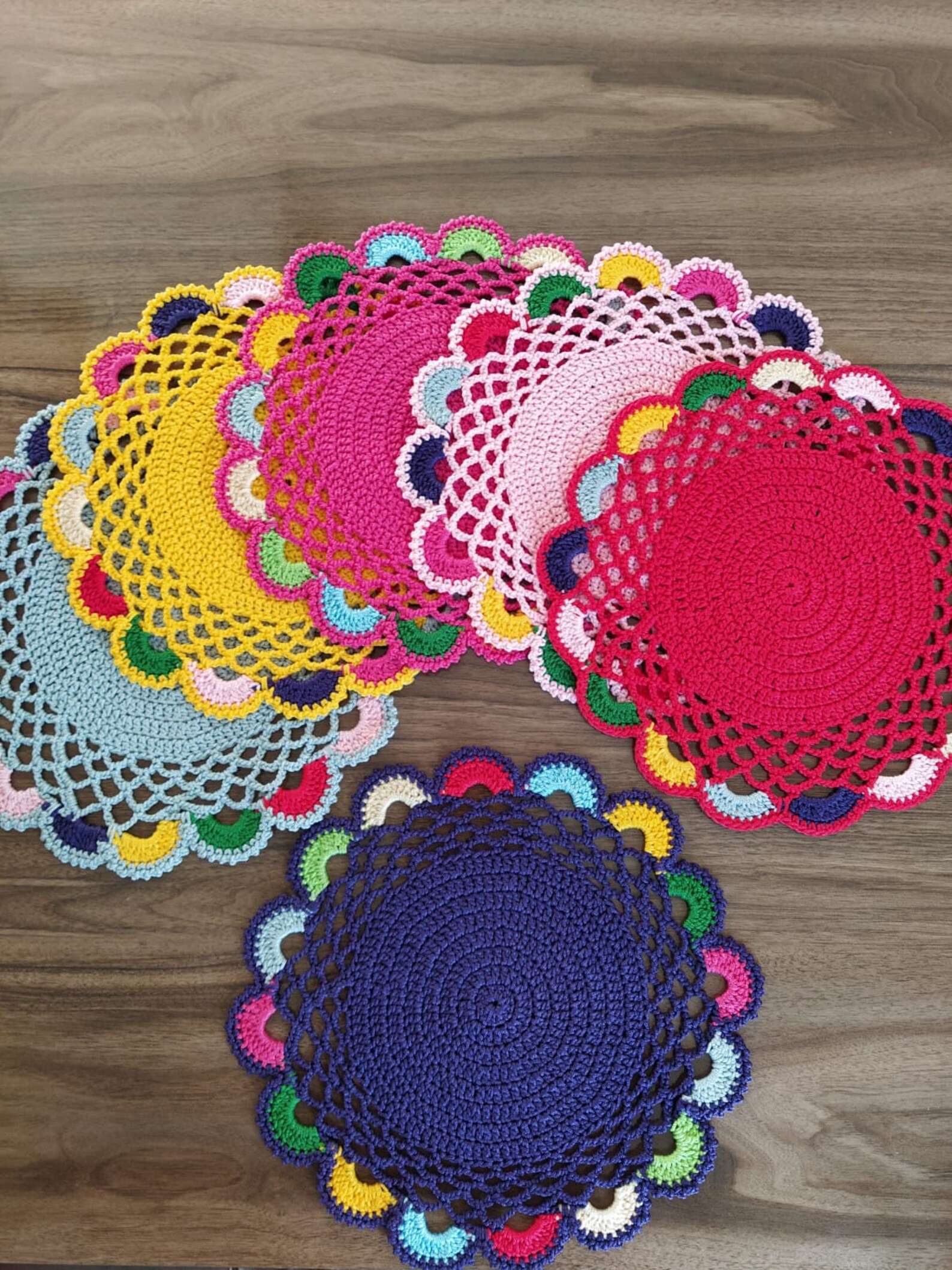 Supla Knitting Placemats Macrame Placemat for Home Table Food Etsy