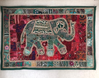 Handmade elephant wall decoration