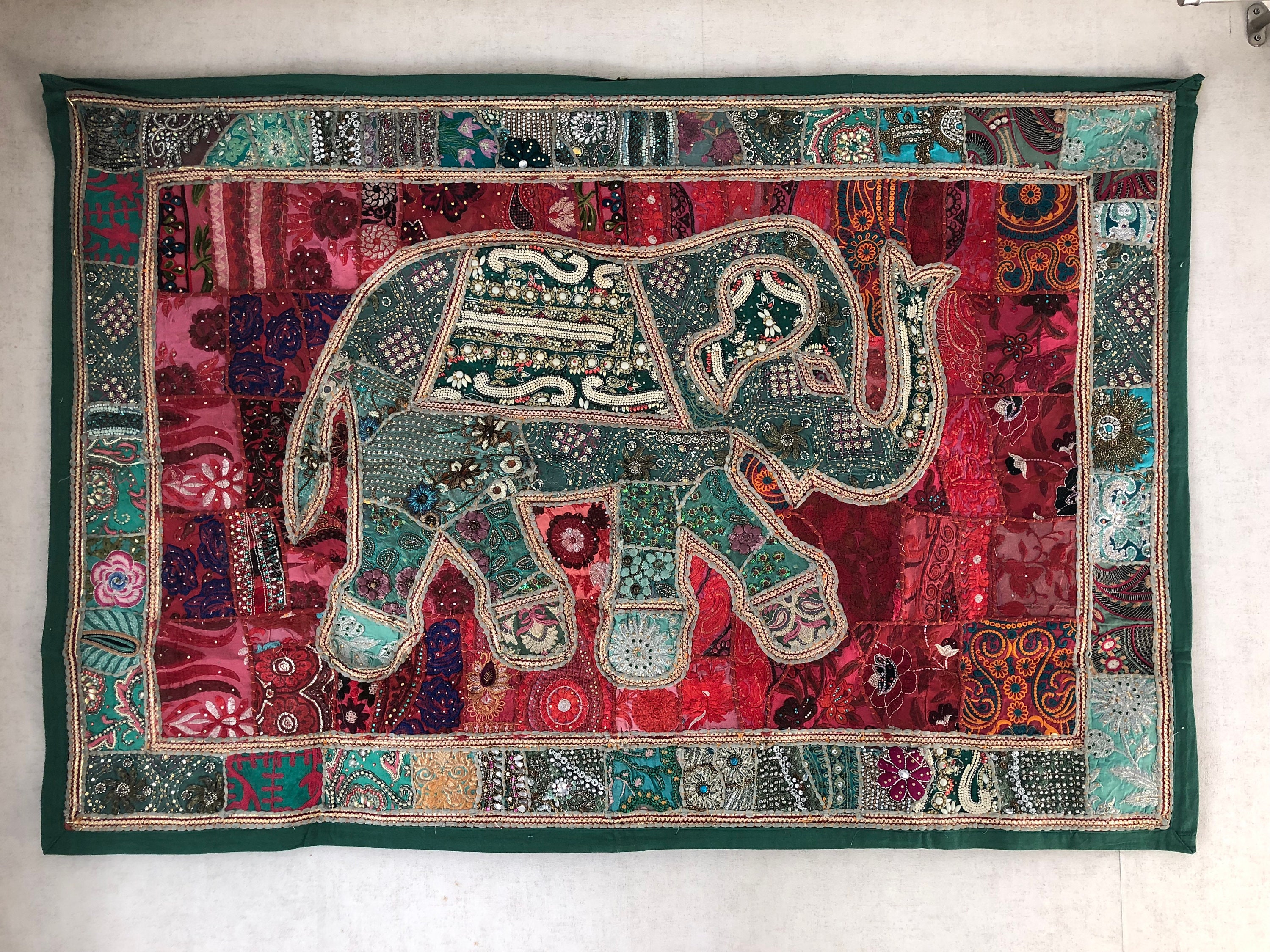 Décoration Murale Éléphant Fait Main