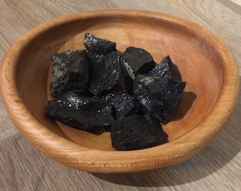 Rough Black Tourmaline Crystals Minerals Chakra Specimens