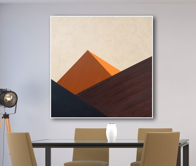 Original Large Wall Art Painting on Canvas Minimalist Etsy