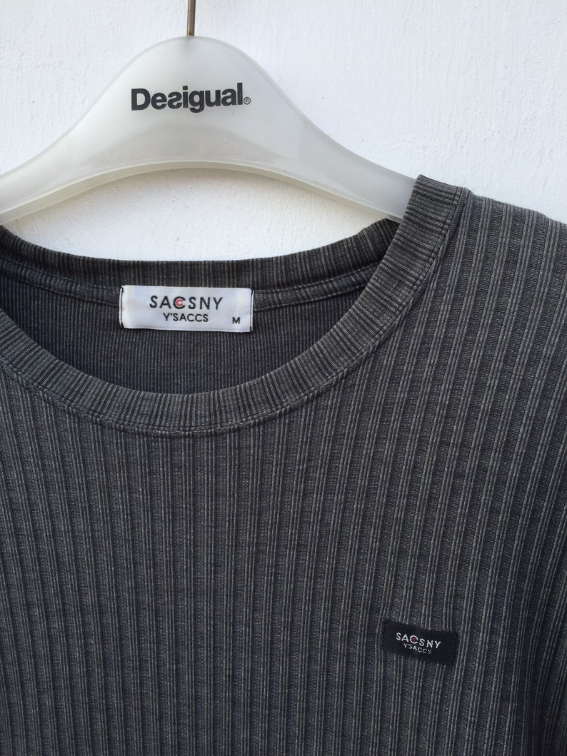Vintage Yohji Yamamoto Y/'sacss Stripes Long Sleeve