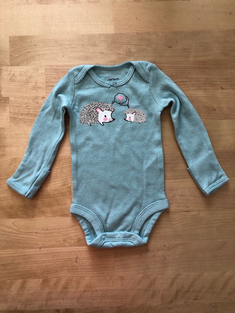 Unique Hedgehog Bodysuit and Blanket Set Perfect Baby Shower Gift