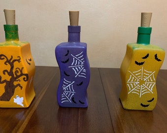 Halloween bottles (lighted)