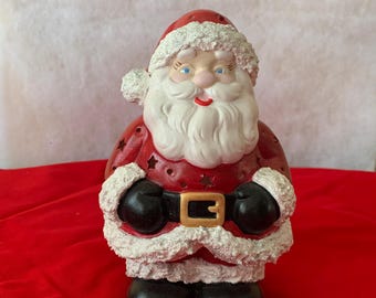 Santa Claus / Ceramic / Light up (red)