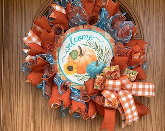 Fall Welcome Wreath